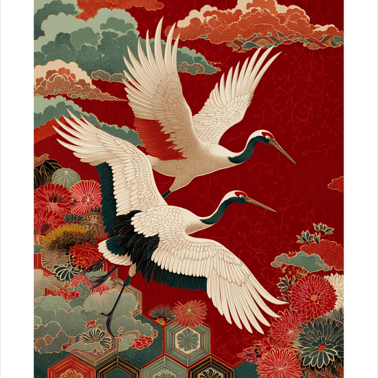 Tranernes stille klang - No Frame, With White Border