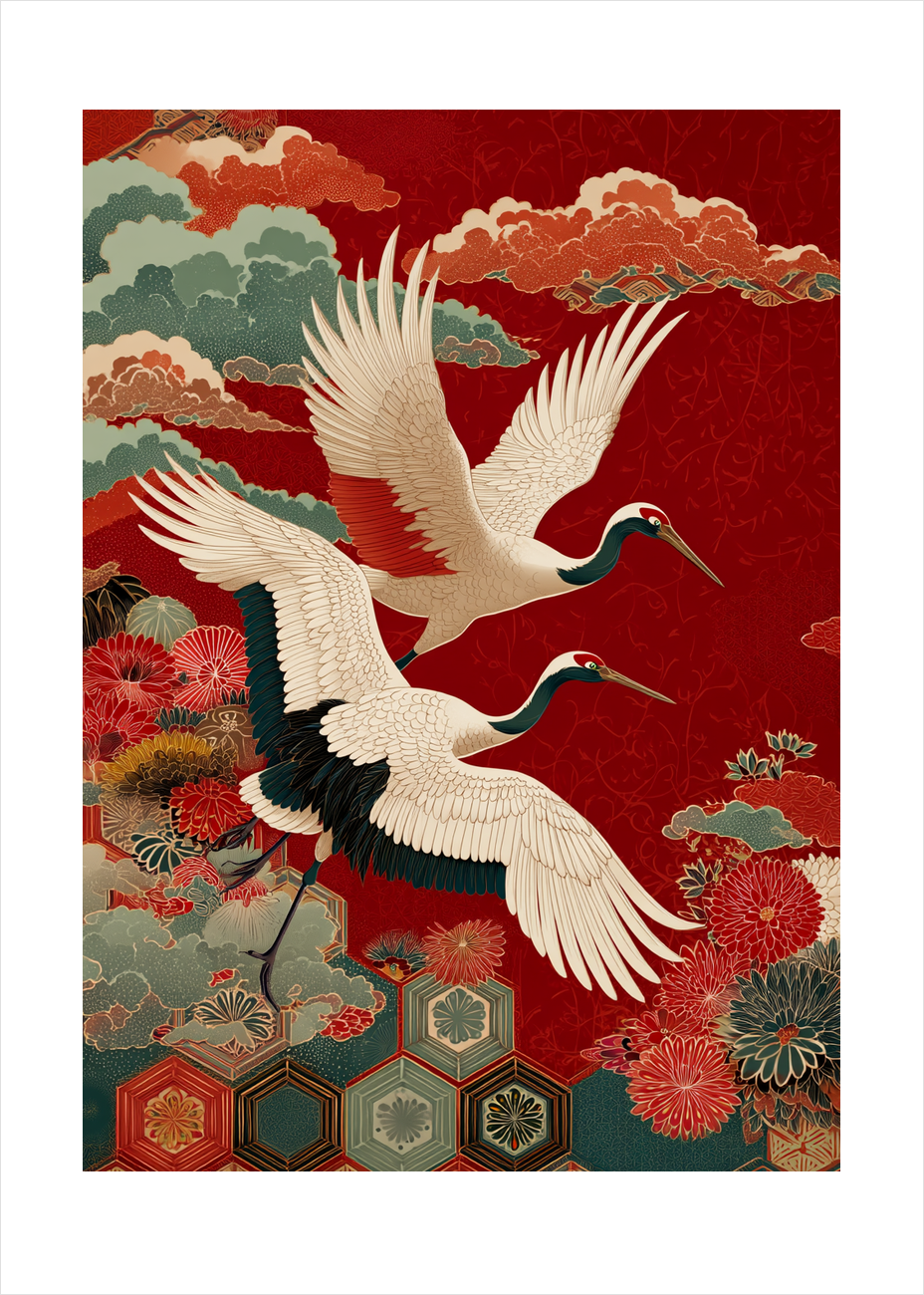 Tranernes stille klang - No Frame, With White Border