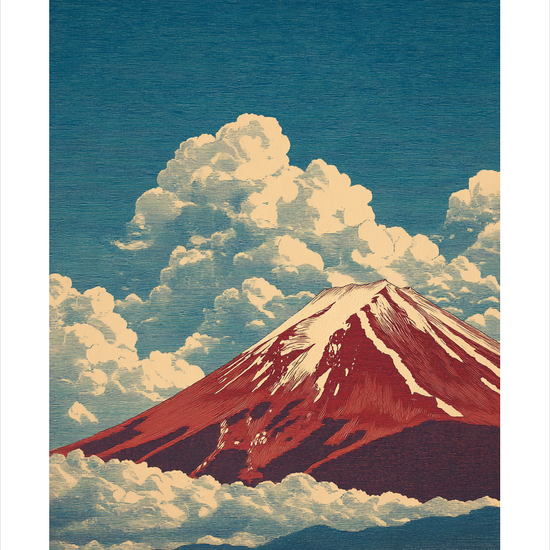 Bjergets stille toner - No Frame, With White Border