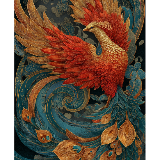 Ildens hvisken - No Frame, With White Border