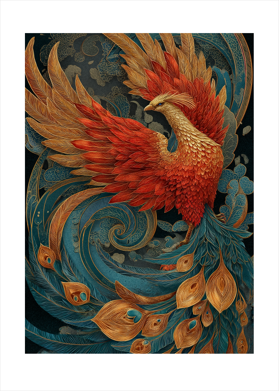 Ildens hvisken - No Frame, With White Border