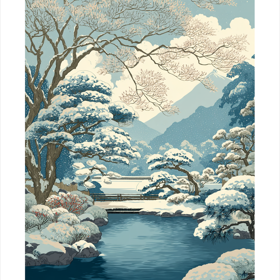 Stilhedens kolde hvisken - No Frame, With White Border