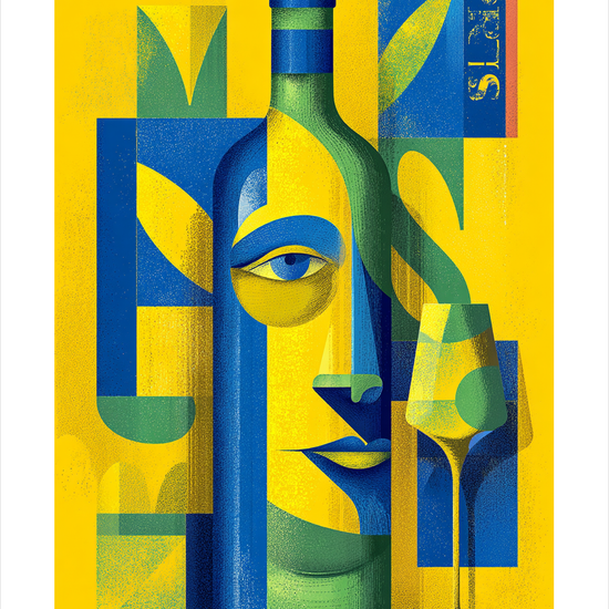 Glassets stille sang - No Frame, With White Border