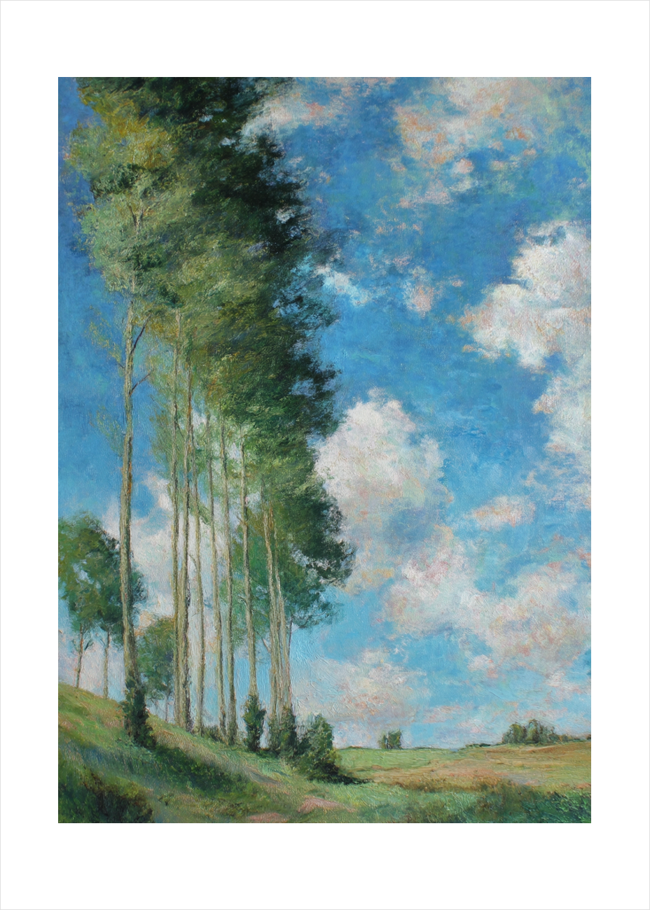 Luften synger i træerne - No Frame, With White Border