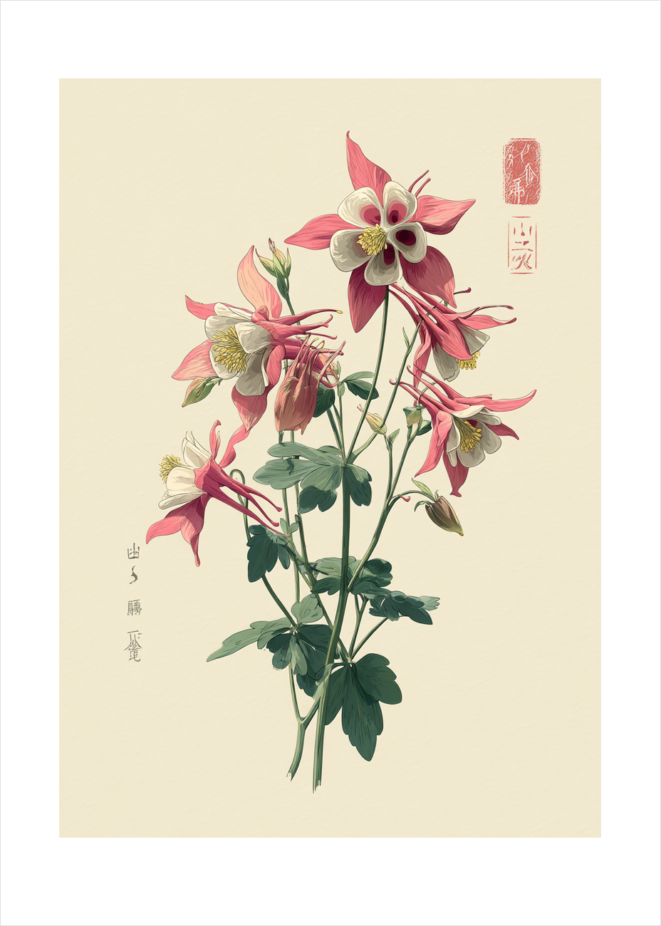 Blomsternes sagte klokkespil - No Frame, With White Border