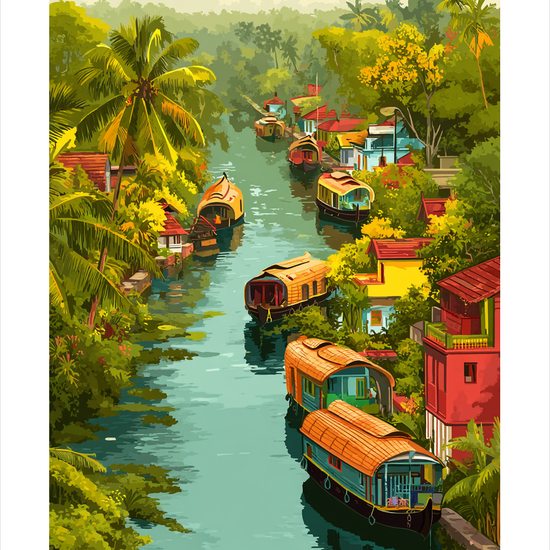 Vandets bløde hvisken - No Frame, With White Border