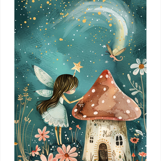 Stjernestøvets hvisken - No Frame, With White Border