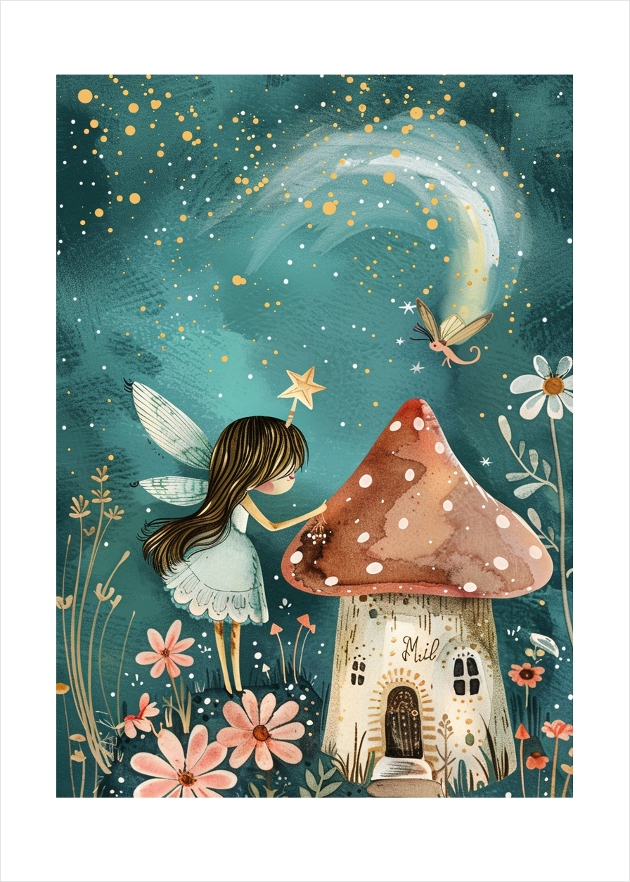 Stjernestøvets hvisken - No Frame, With White Border