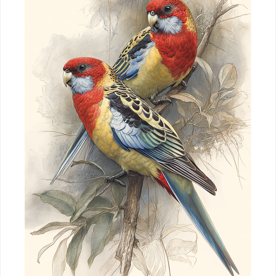 Sang af silke - No Frame, With White Border