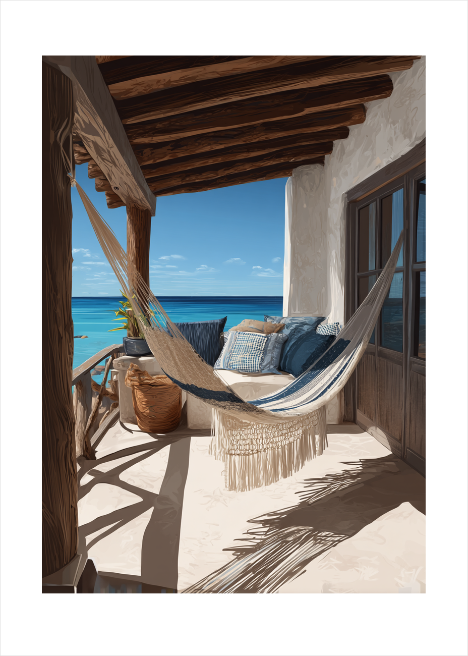 Havsus og svale drømme - No Frame, With White Border