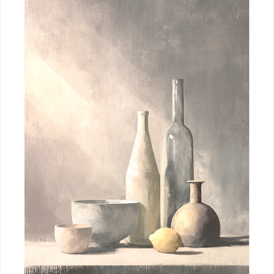 Lysets tørre hvisken - No Frame, With White Border