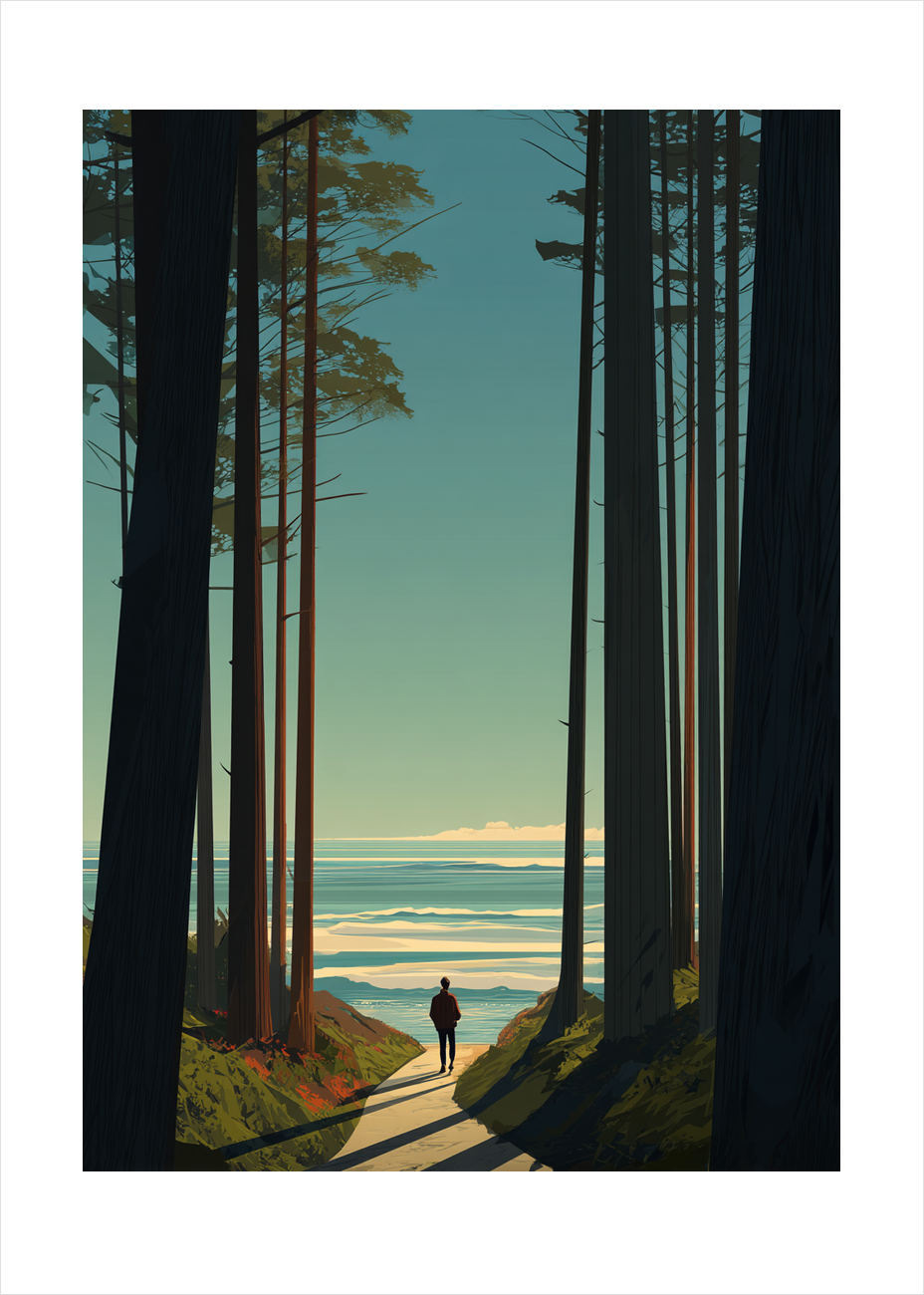 Hjertets stille bølgeslag - No Frame, With White Border