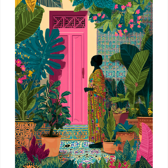 Tropisk stilheds sagte rytme - No Frame, With White Border