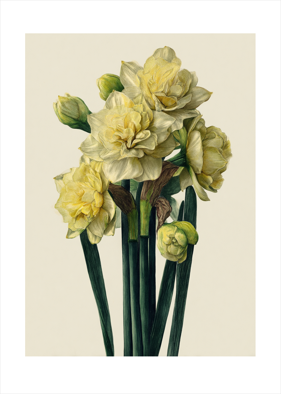 Morgenens blide hvisken - No Frame, With White Border