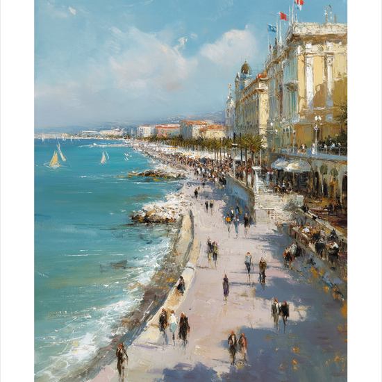 Havets hvisken - No Frame, With White Border