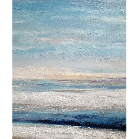 Havets blide hvisken - No Frame, With White Border