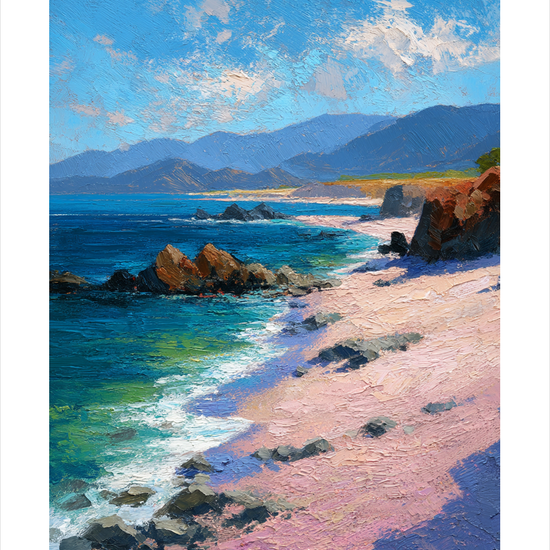 Lysets salte hvisken - No Frame, With White Border