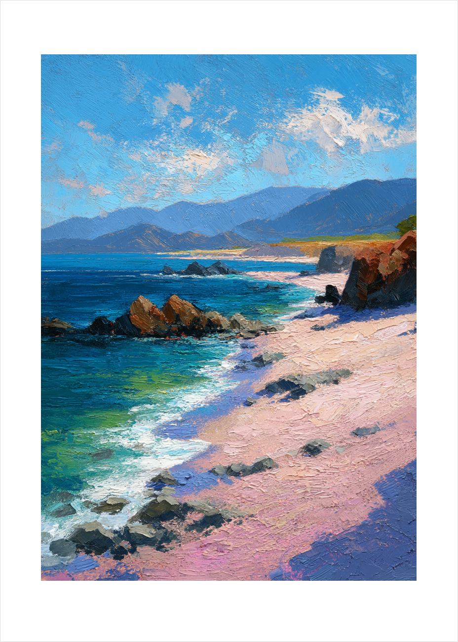 Lysets salte hvisken - No Frame, With White Border