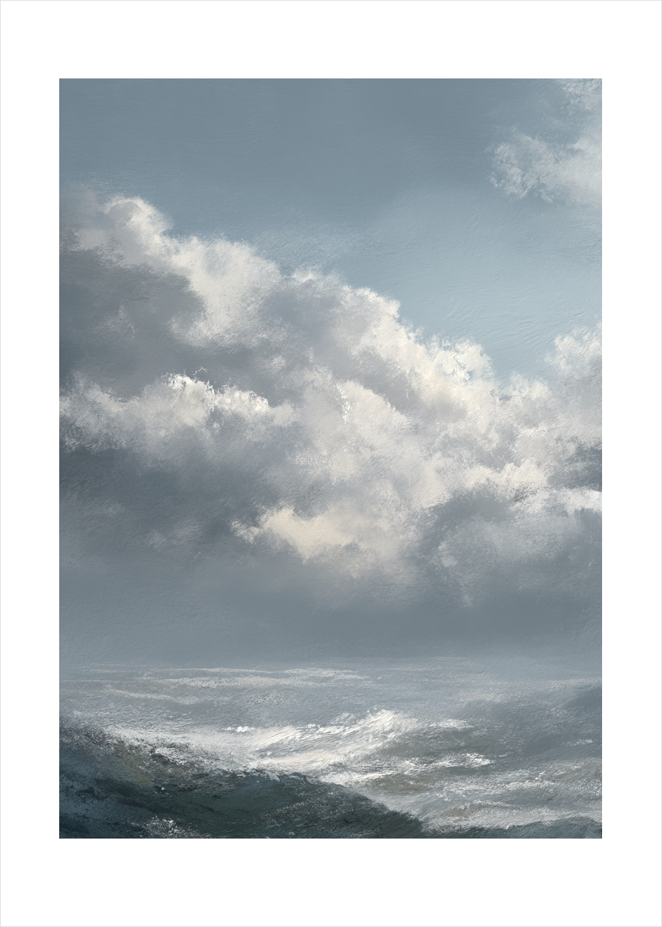 Saltets stille smag - No Frame, With White Border