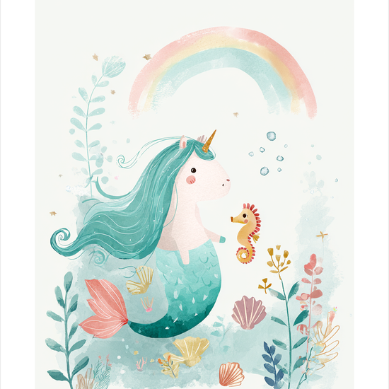 Regnbuens salte hvisken - No Frame, With White Border