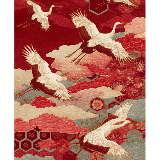 Tranens sus gennem silke - No Frame, With White Border