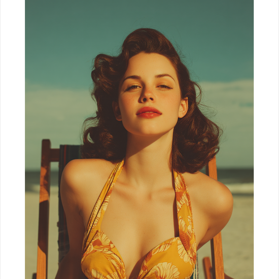 Smagen af salt og sol - No Frame, With White Border