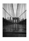 Regnens hvisken på broens planker - No Frame, With White Border