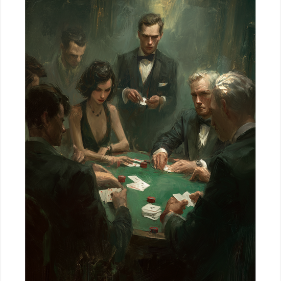 Hvisken fra kortene - No Frame, With White Border