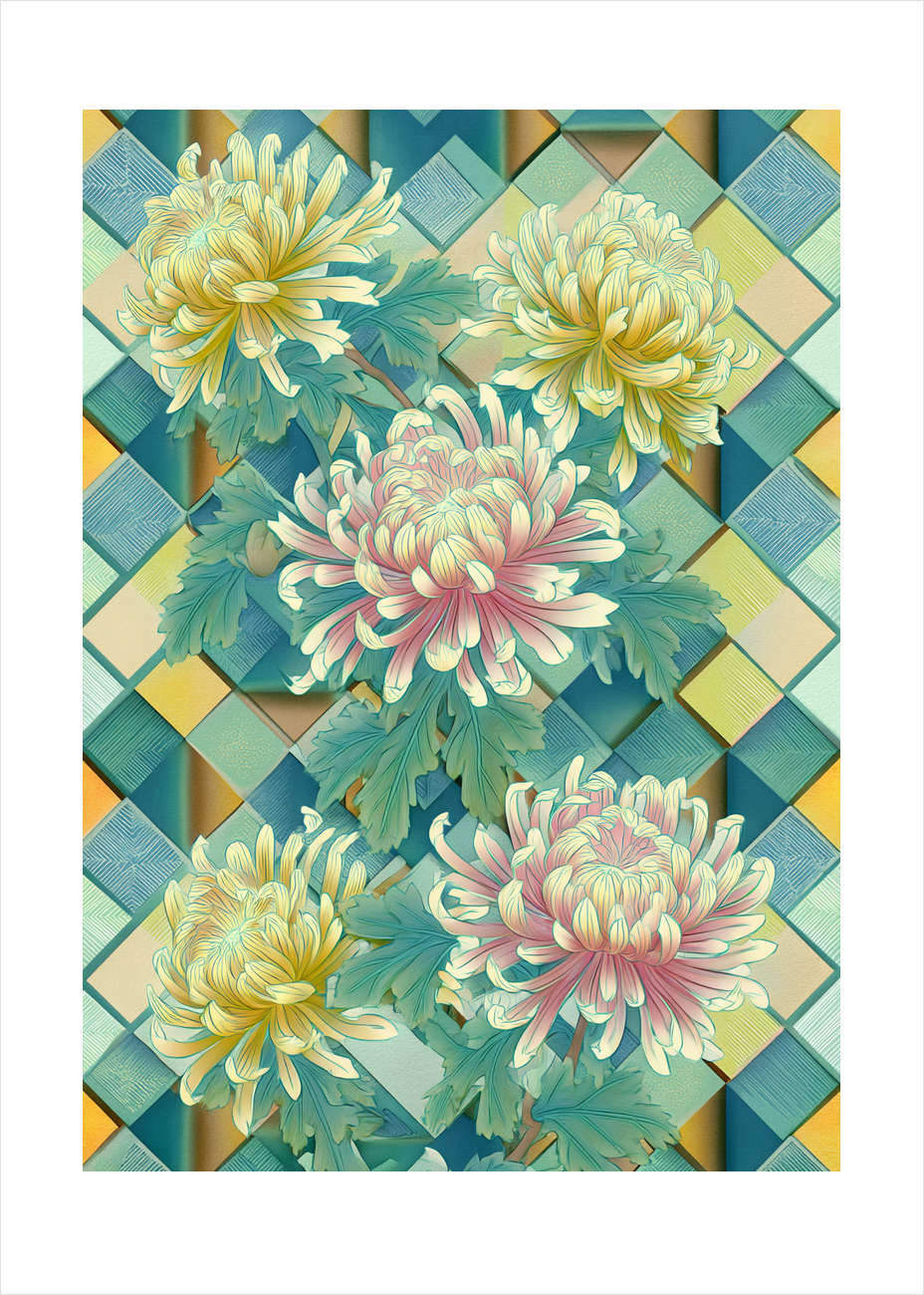 Mosaikkens bløde klang - No Frame, With White Border