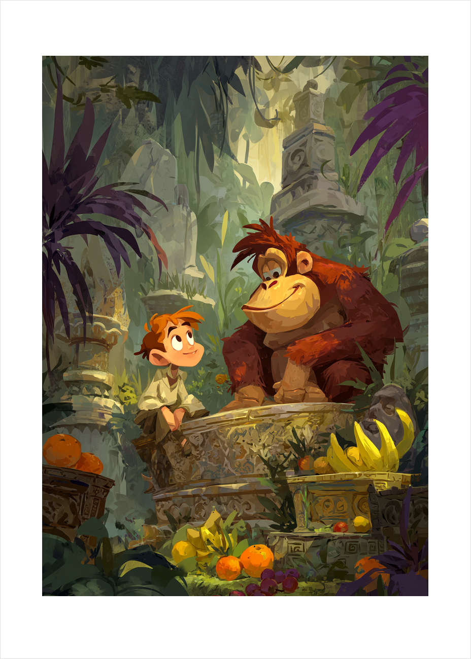 Smag af barndommens regnskov - No Frame, With White Border