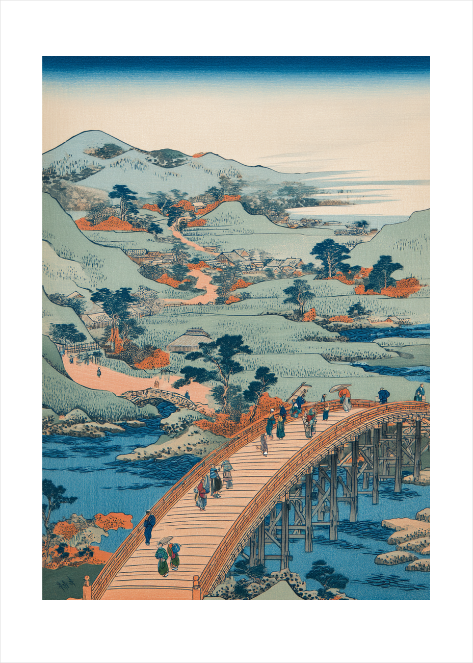 Broens blide hvisken - No Frame, With White Border