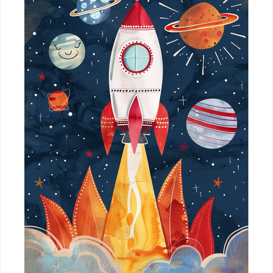 Smagen af stjerneskud - No Frame, With White Border