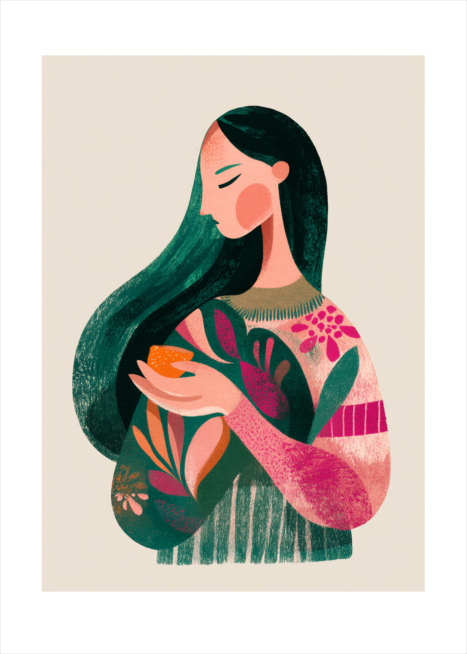 Smagen af grønne minder - No Frame, With White Border