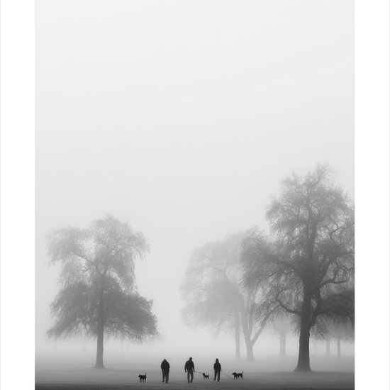 Stumhedens bløde fodtrin - No Frame, With White Border