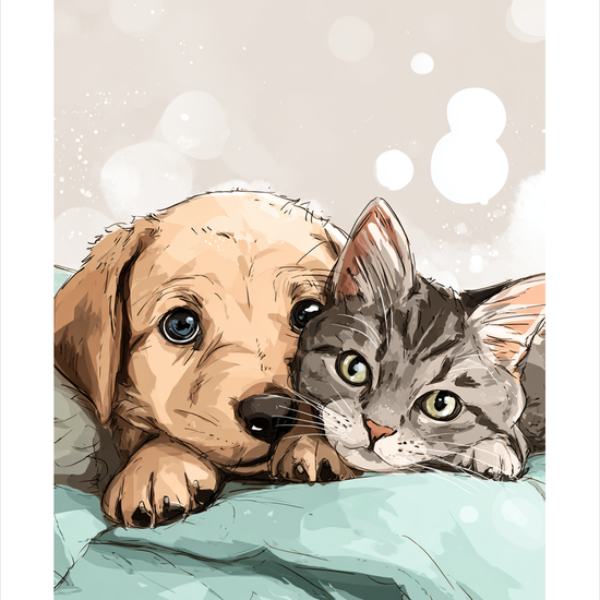 Blød symfoni af tryghed - No Frame, With White Border