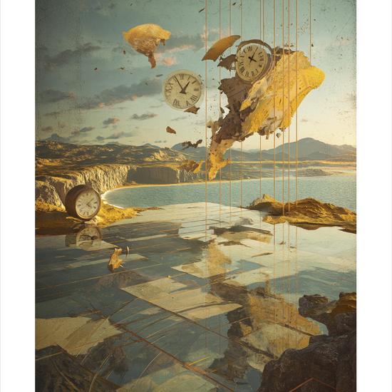 Tidens klang - No Frame, With White Border