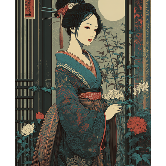 Måneskins kolde kærtegn - No Frame, With White Border