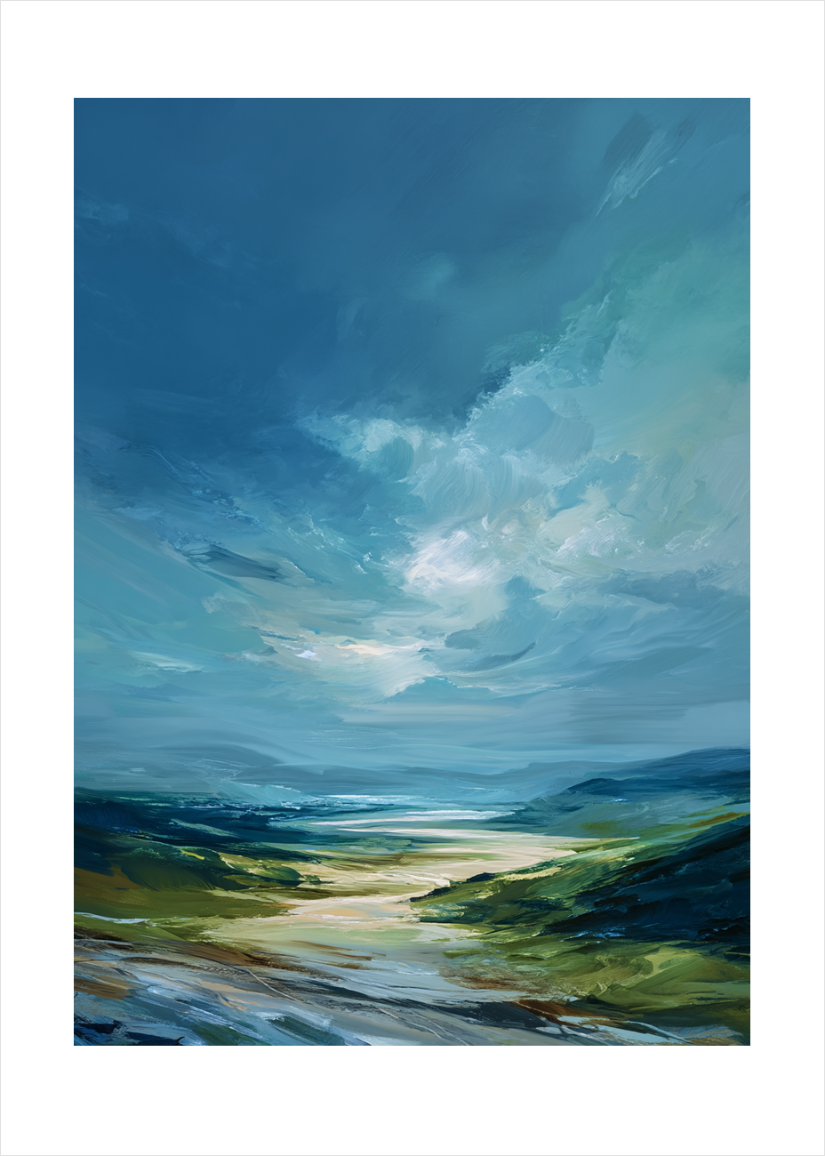 En hånd af kølig luft - No Frame, With White Border