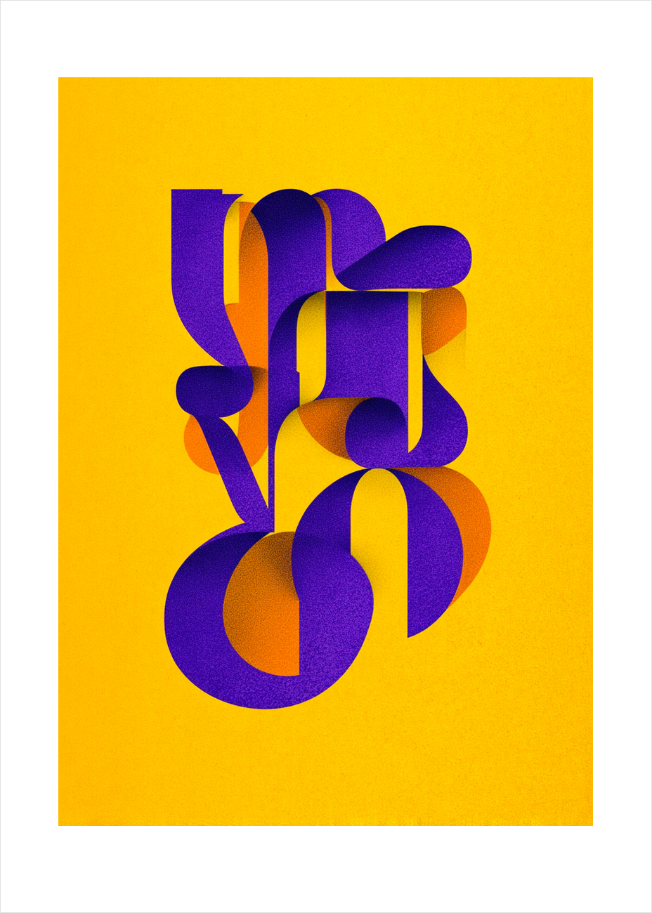 Klang af silkebånd - No Frame, With White Border