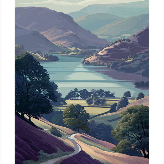 Vindens blide hvisken - No Frame, With White Border