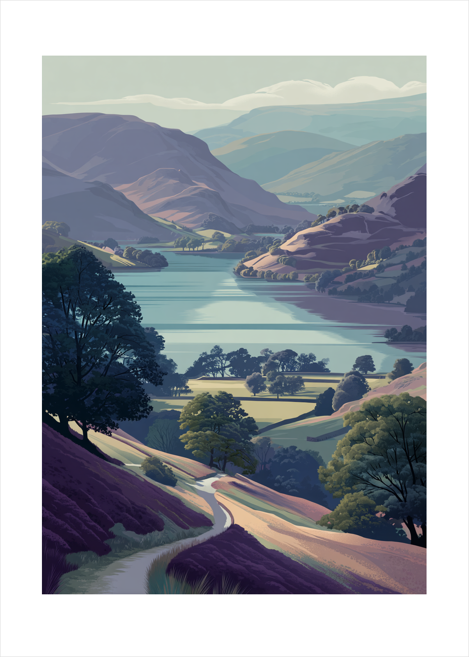 Vindens blide hvisken - No Frame, With White Border