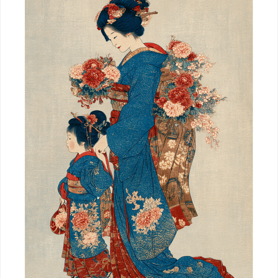 Stille hvisken af silke - No Frame, With White Border