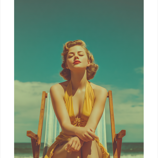 Havets hvisken mod ørerne - No Frame, With White Border