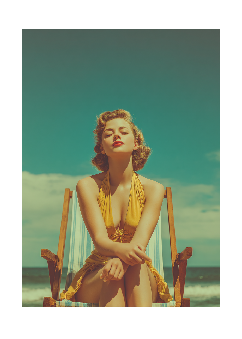 Havets hvisken mod ørerne - No Frame, With White Border