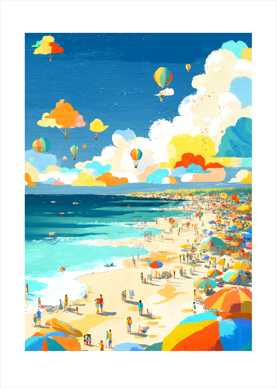 Saltets varme hvisken - No Frame, With White Border