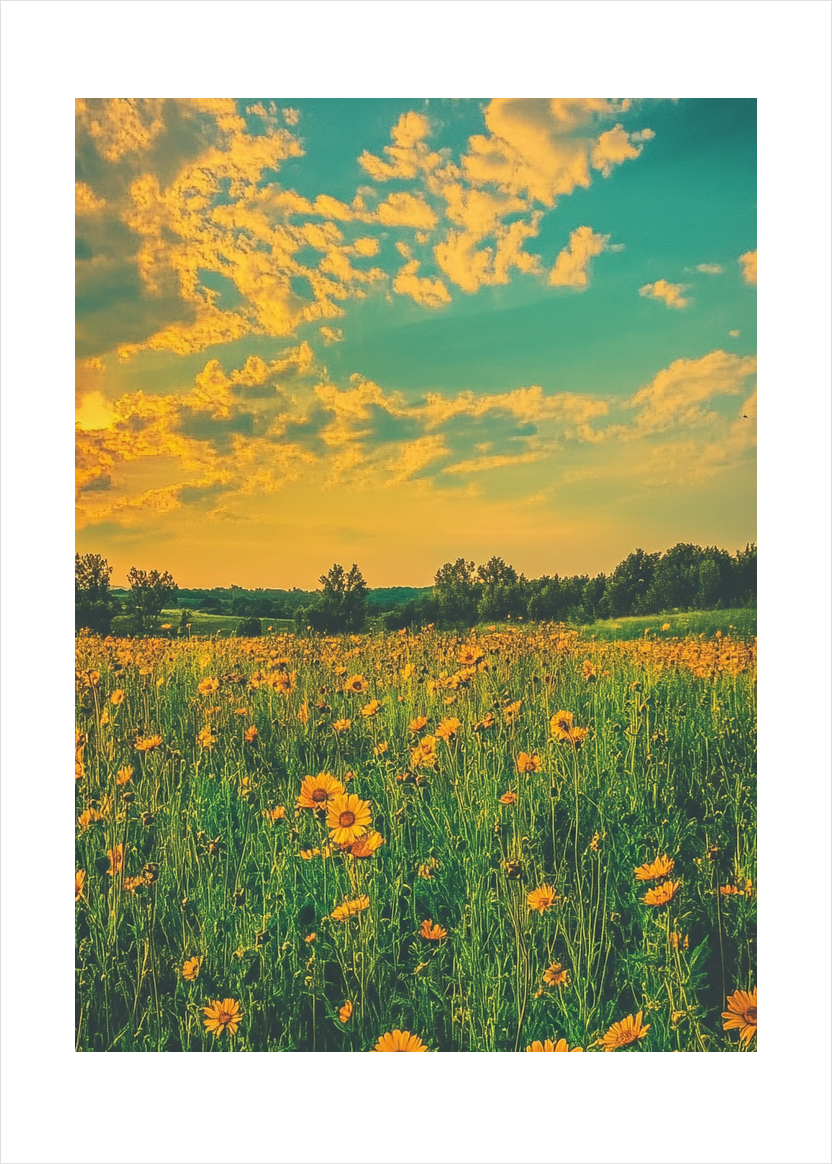 Sommerens store indånding - No Frame, With White Border