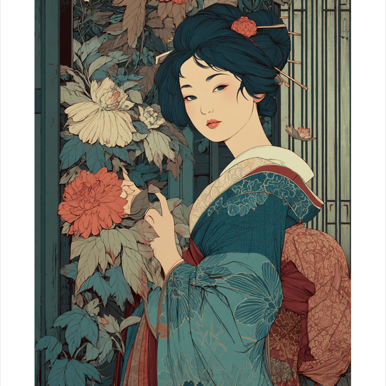 Sommerens hvisken bag skodderne - No Frame, With White Border