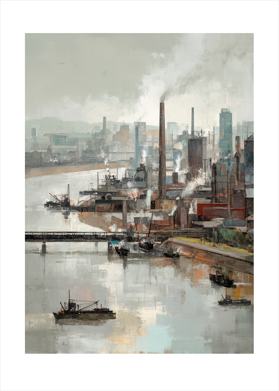 Stålens kolde kærtegn - No Frame, With White Border