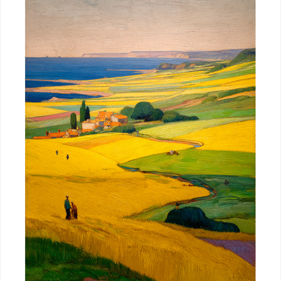 Sus af gyldent korn - No Frame, With White Border