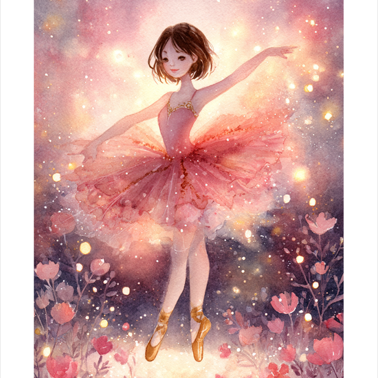 Blid susen af lys - No Frame, With White Border